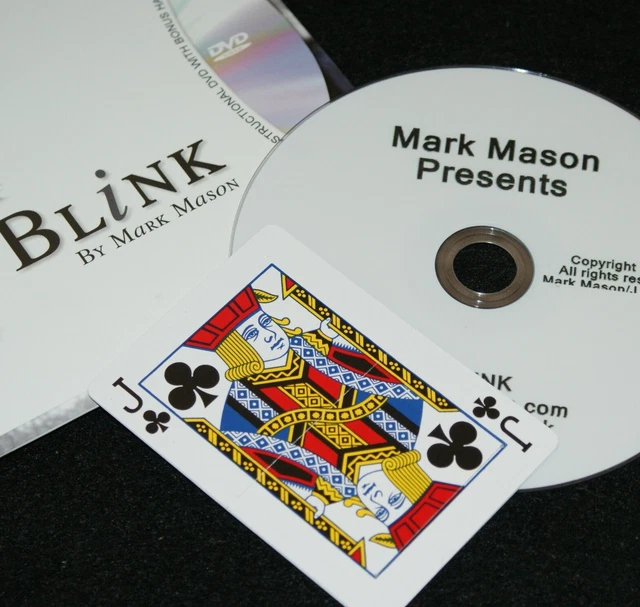 BLINK DVD & Gimmick By Mark Mason & Jb Magic Card Trick £25.50 