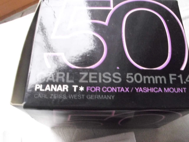 Objektiv Carl Zeiss Planar T 50mm f= 1,4 For CONTAX /YASHICA MOUNT OV