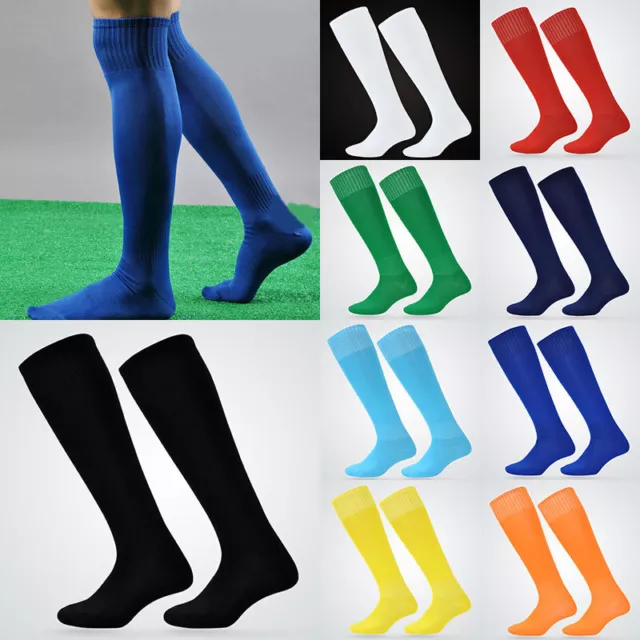 Hommes SPORTS Football Long Chaussettes Baseball Hockey Hauteur Genou Solide 》
