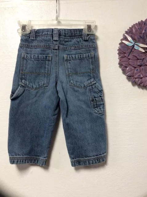 Genuine Kids Baby Boy Denim Jeans Size 18 Months Carpenter Style 141 2