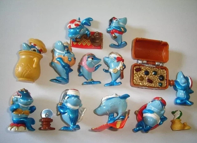 Set Sorpresa Kinder Happy Hippos Hollywood Stars 1997 - Figurine Da Collezione Originali - Nuovo Collezione Hollywood Stars 1997 - Foto 3