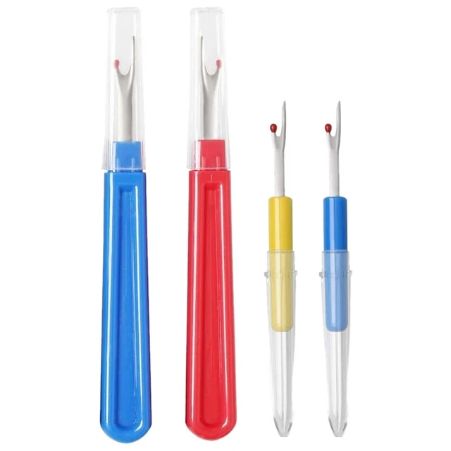 Kit separatore cuciture 4 pezzi, strumento avvolgimento ago in plastica 2 taglie 6586