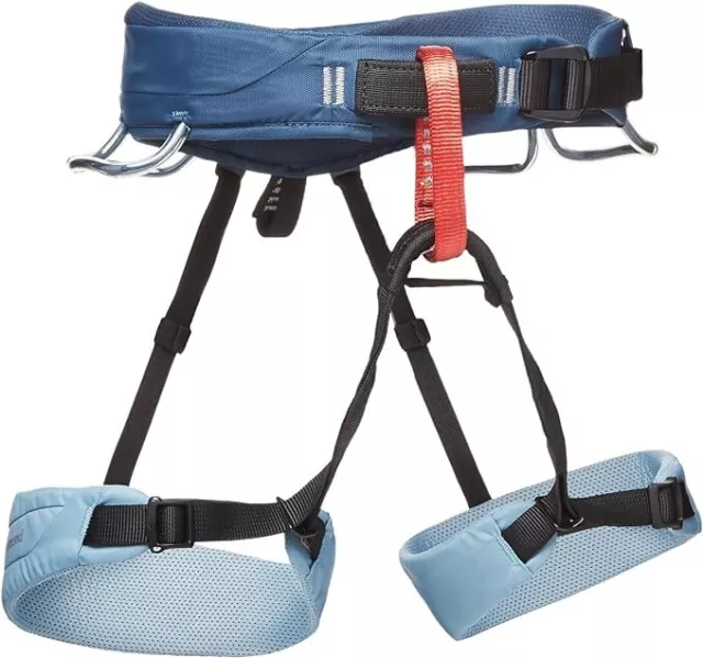 BLACK DIAMOND Women’s Momentum Climbing Harness Size Large 33" - 36" Stone Blue