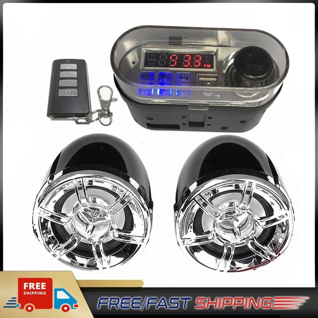 Caricabatterie USB 12V Moto Radio USB Telecomando Bluetooth compatibile per Esterno