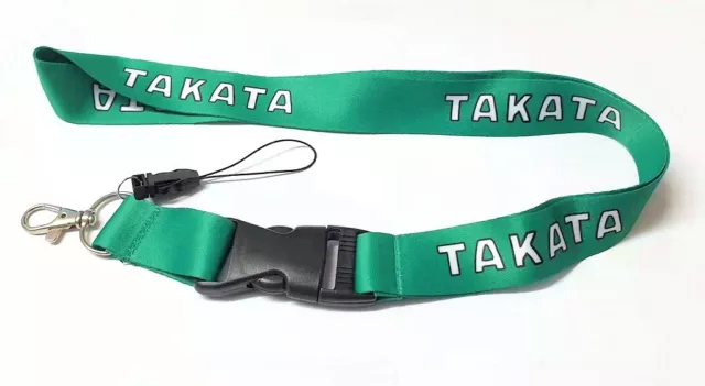 JDM Takata Style Lanyard Key chain Fits Mitsubishi Mazda Honda Nissan Toyota