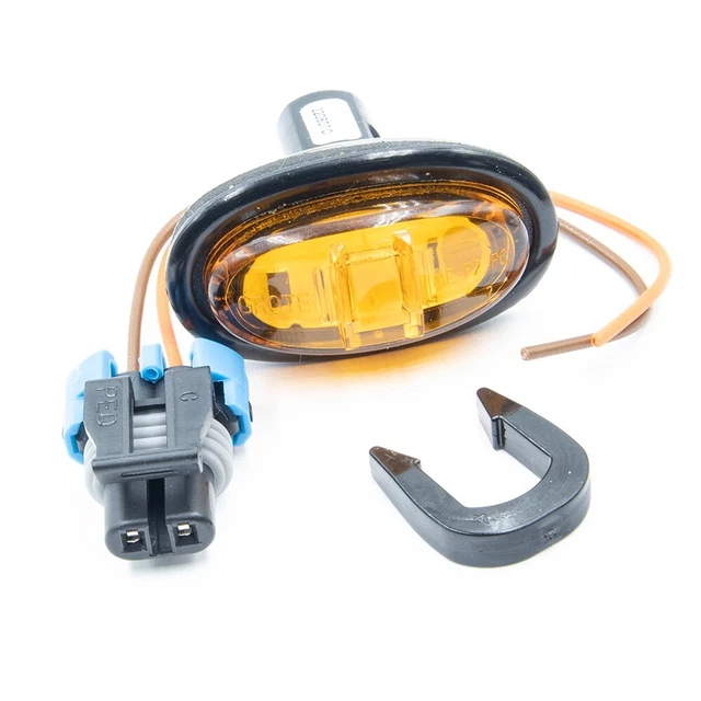 UTILITY TRAILER ABS light + connector. Side. Amber. Grote 45303 37.99