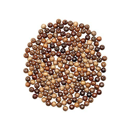 Nanalou Wooden Beads - 200 Count (Walnut, 8mm)