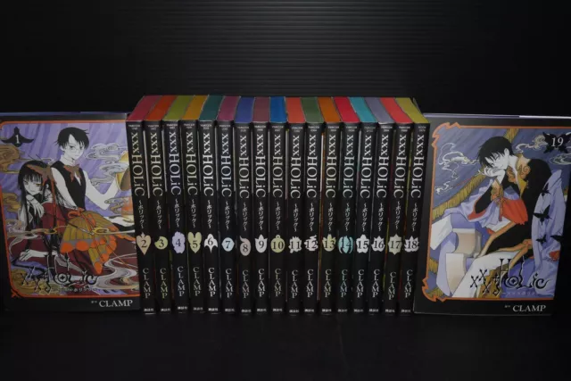 JAPAN xxxHolic Manga 1~19 Complete Set Clamp book