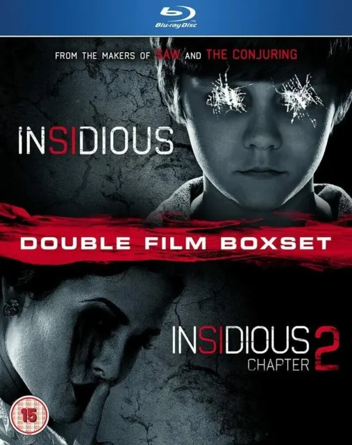 Insidious/Insidious Chapter 2 Blu-ray Patrick Wilson Rose Byrne New and Sealed