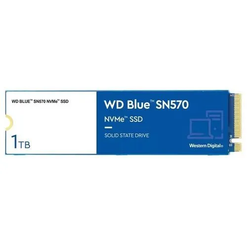1411757 Western Digital WD Blue SN570 1TB High-Performance M.2 PCIe NVMe SSD, co