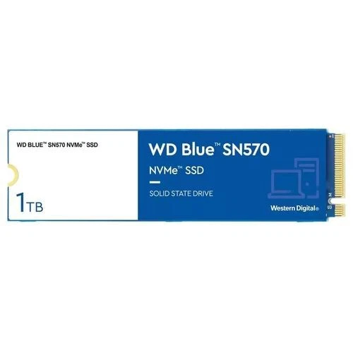 1411757 Western Digital WD Blue SN570 1TB High-Performance M.2 PCIe NVMe SSD, co