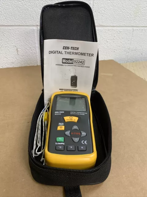 Digital K-type Thermocouple Thermometer DT1311 with Stainless Steel Probe  TC-3 for sale