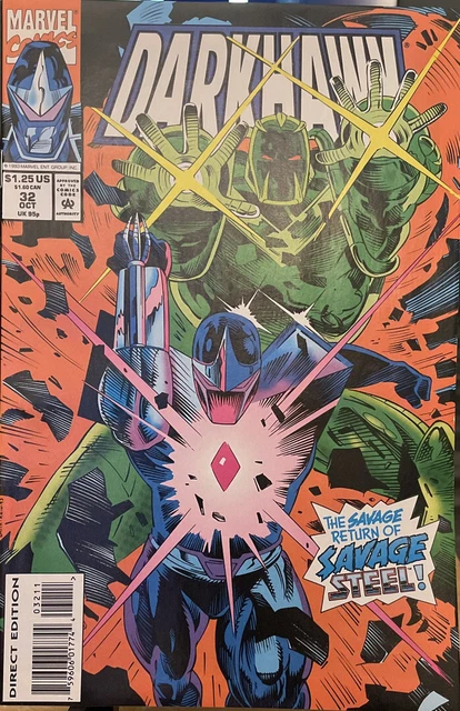 Darkhawk #32 Newsstand Cover (1991-1995) Marvel Comics Unread Condition (box19)