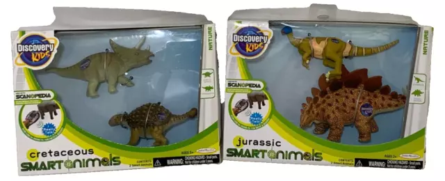 JAKKS Discovery Kids ANKYLOSAURUS STEGOSAURUS TOROSAURUS OTHNIELIA Dinosaur Toys