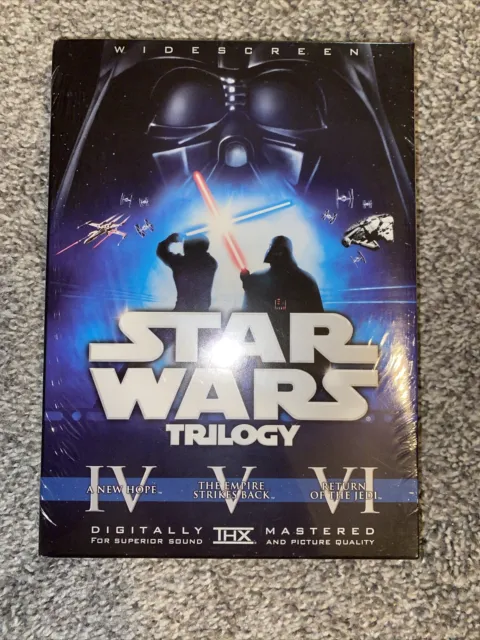 ✅Star Wars Original Theatrical Unaltered Trilogy DVD BLUE BOX SET 6 DISCS NEW!✅