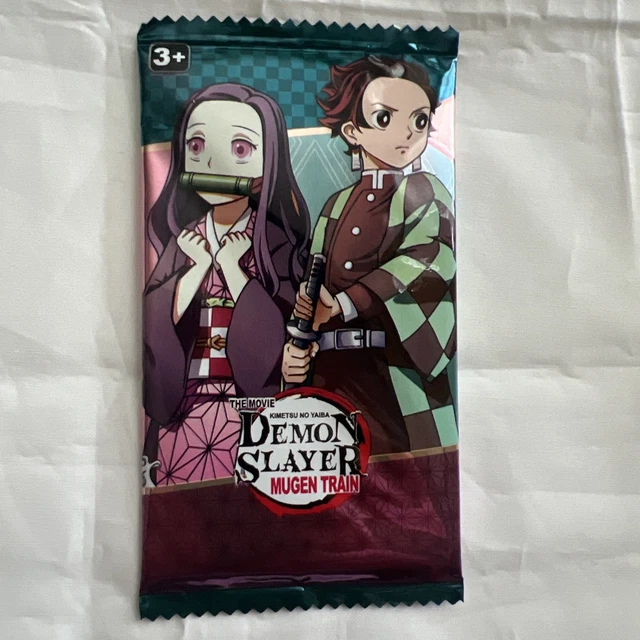 Tanjiro Nezuko Zenitsu Collector Cards Demon Slayer Senka Trading Card Booster  Box - 13 Packs, 25 Cards Total (Chinese)