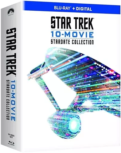 STAR TREK 10 MOVIE STARDATE COLLECTION New Sealed Blu-ray + Digital