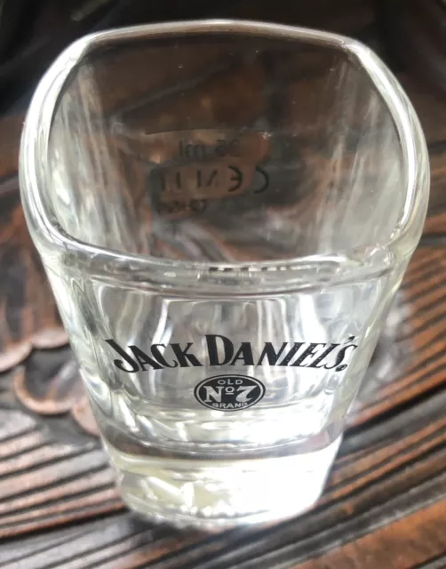 Jack Daniel’s No 7 Shot Glass, 25 ml, New style,excellent Condition