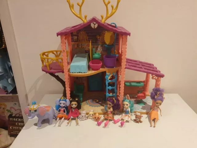 Enchantimals Dolls House Playset With Dolls & Furniture