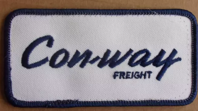 (1) VINTAGE 1990's : CON-WAY FREIGHT Trucking Company Trucker Patch (new)