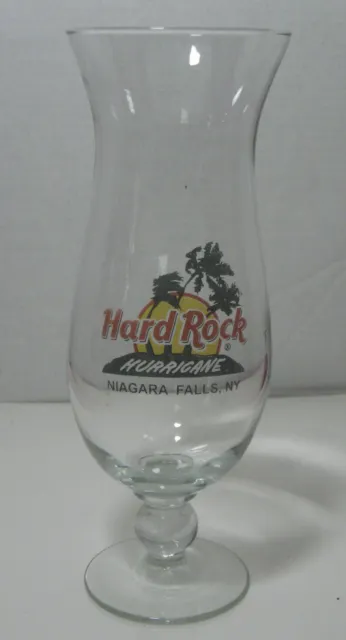 Vintage Hard Rock Cafe Niagara Falls Hurricane Style 24 Ounces Beer Soda Glass