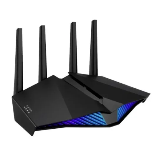 Asus (RT-AX82U) AX5400 (574+4804Mbps) Wireless Dual Band RGB Wi-Fi 6 Router, Mo