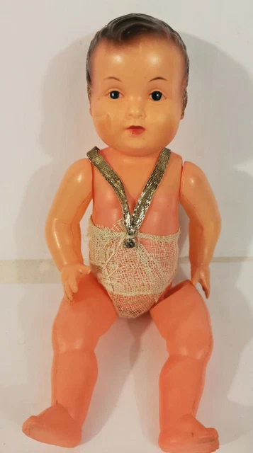 ANCIEN BAIGNEUR PETITCOLLIN celluloid - 45 cm- L'INVINCIBLE-années 1940
