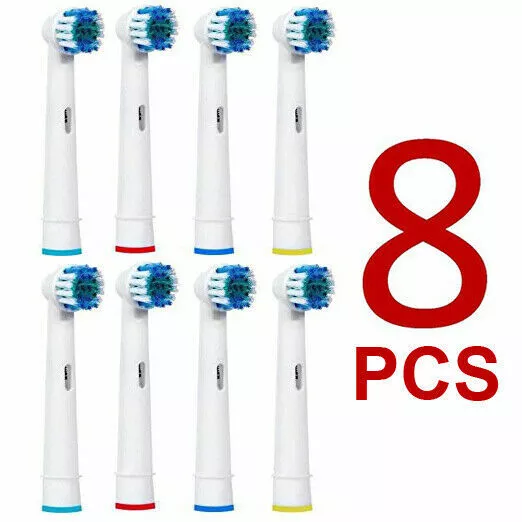 8 x Toothbrush Heads Replacement Brush Fit For Braun Oral B PRECISION CLEAN