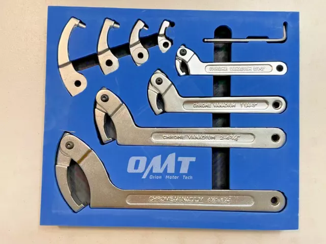 8milelake Adjustable Hook And Pin Wrench Spanner Tool Set