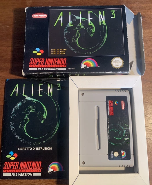 Alien 3 SNES Super Nintendo gioco in scatola PAL ITA