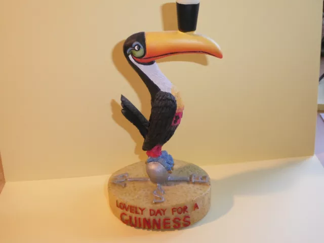 Rare Hand-painted Guinness Toucan Weather Vain Figure