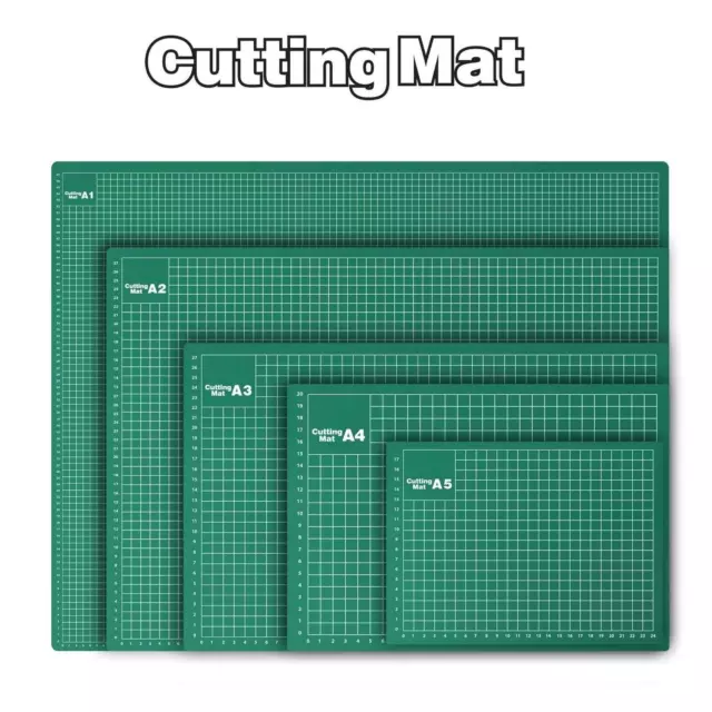 Non-Slip Cutting Mat Printed Grid Lines Knife Board Craft Diy Cutting Mat Guides