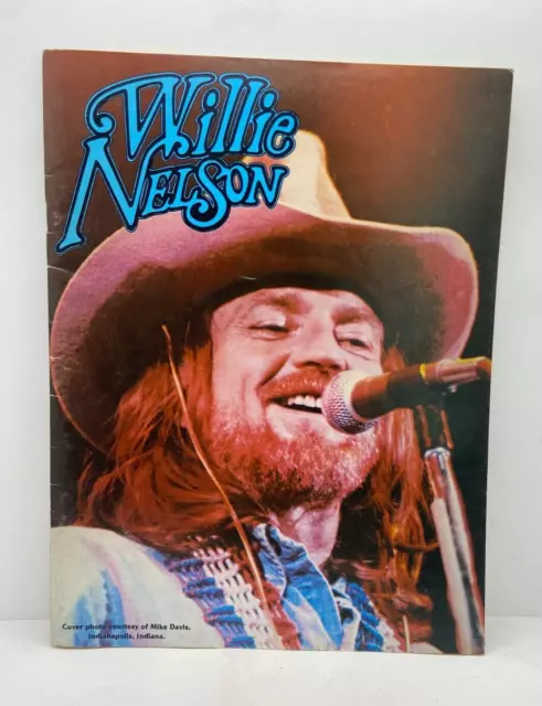 Vtg Willie Nelson 1978 Stardust Tour Concert Program Book Booklet