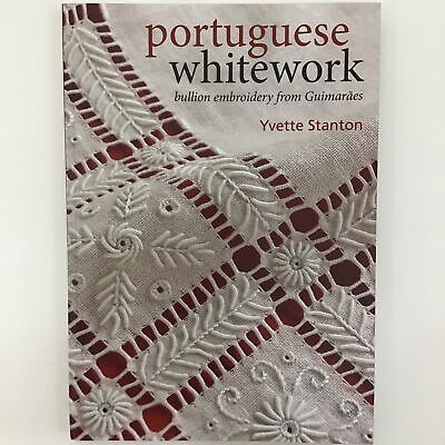 Libro de referencia de bordado portugués Whitework Bordado Yvette Stanton