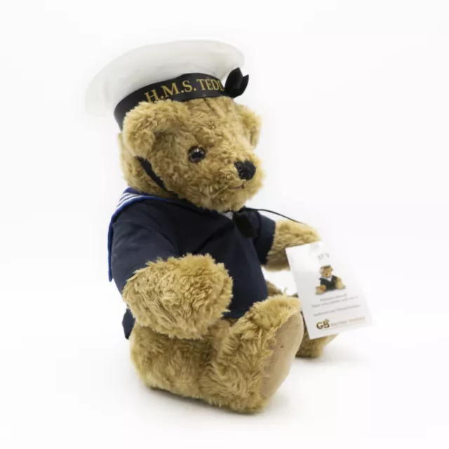 The Great British Teddy Bear Company Navy Military Collectable Soft Plush Gift