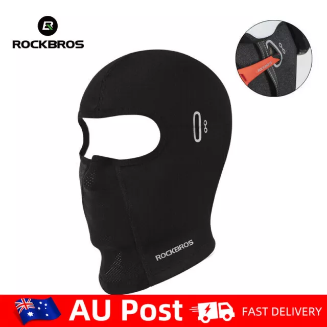 RockBros Cycling Motorcycle Balaclava Full Face Mask Windproof Thermal Skull Cap