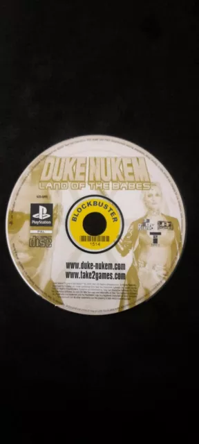 PS1 Game Duke Nukem Land Of The Babes PlayStation Disc Only