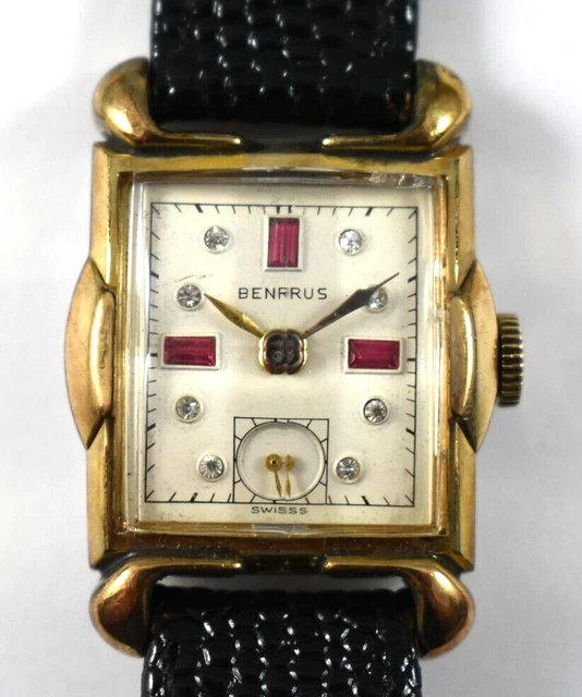 OROLOGIO DA POLSO Vintage Waltham Autoa Carica Incabloc 17 Gioielli