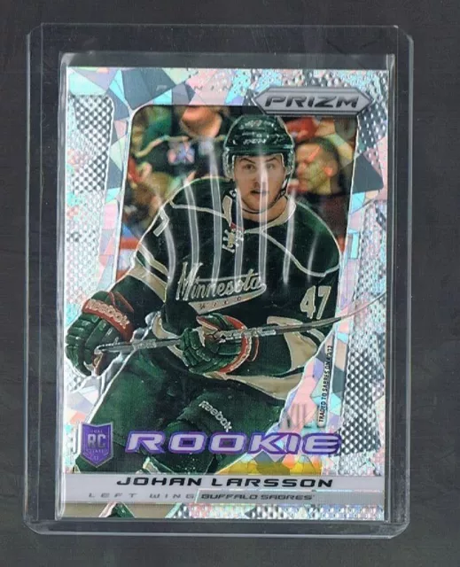 JOHAN LARSSON #211 WILD RC PRIZM Cracked Ice ROOKIE 2013/14 Panini Expo