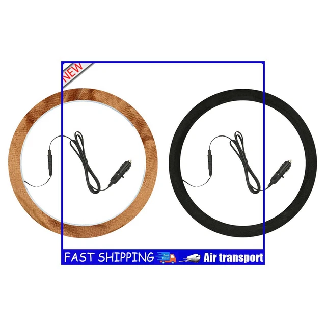 Heated Steering Wheel Cover - Winter Hand Warmer Universal Car Steering Heater