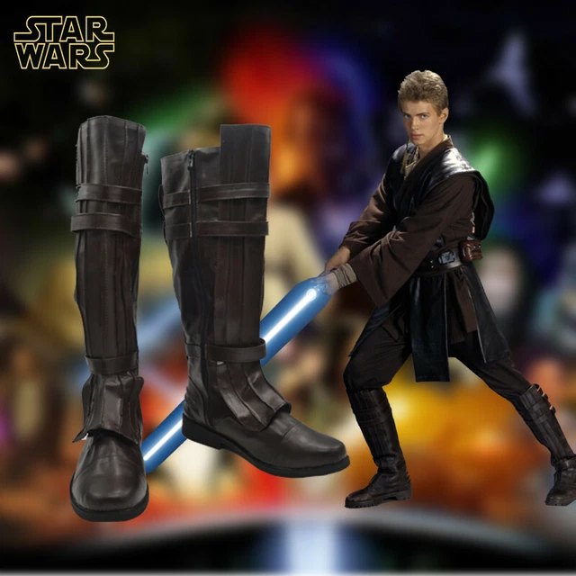 STAR WARS JEDI Anakin Skywalker Sith Darth Vader Boots Cosplay Costume