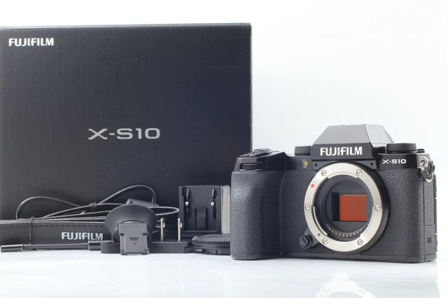 [Near MINT in Box] Fujifilm X-S10 Black Body 26.1MP Mirrorless Camera From JAPAN