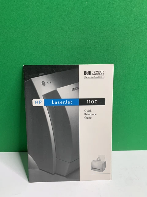 Hewlett Packard HP LaderJet 1100 Quick Reference Guide