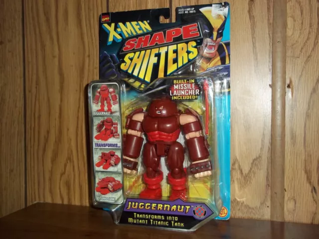ToyBiz Marvel X-Men Shape Shifters Juggernaut 6" action figure MOC sealed 1998