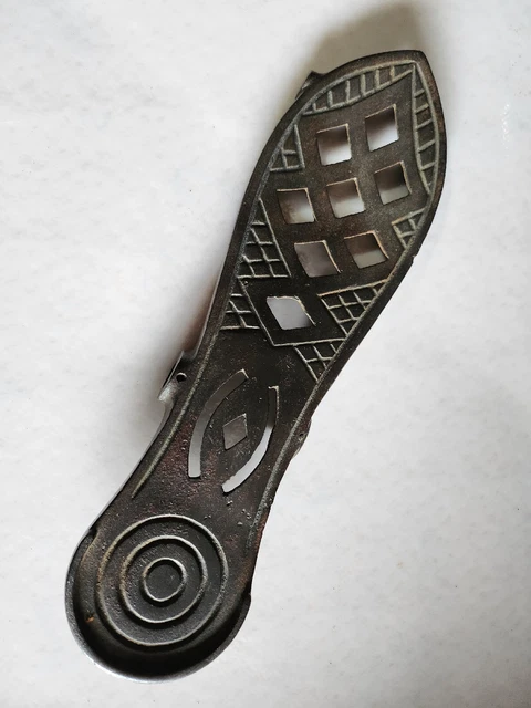 Vintage gas pedal rat rod hot rod foot pedal cast iron 12" gasser Vintage gas pedal rat rod hot rod foot pedal cast iron 12" gasser