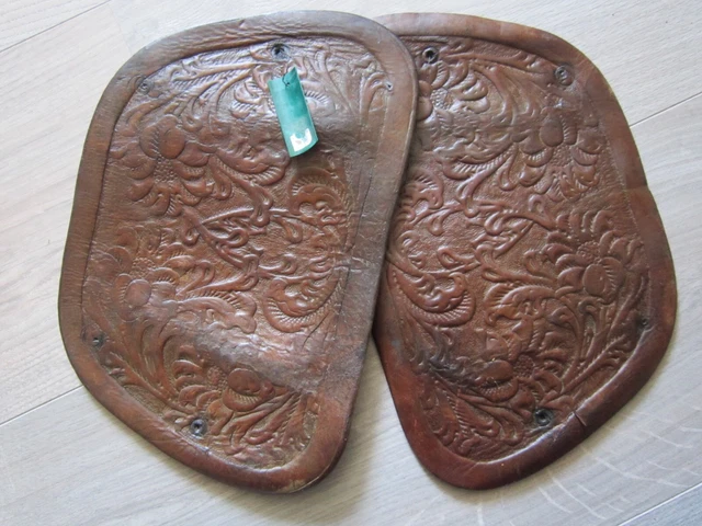 Selle vélo ancienne Club24A en cuir - Équipements vélos