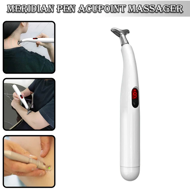 Electronic Acupuncture Pen Electric Meridian Body Massage Pain Relief C