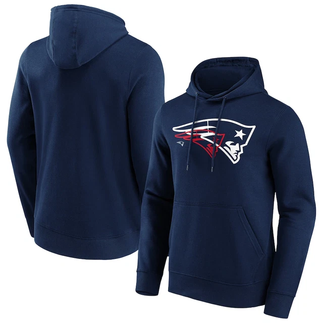New England Patriots Hoodie (Size M) Men's NFL Overlay Hoodie - New