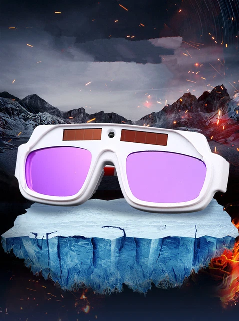 Protect Solar Powered Auto Darkening Welding Helmet Eyes Goggle Welder Glasses