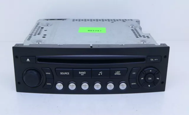 Psa Peugeot 207 Citroen C2 Oem Car Radio Media Audio Cd Player Rd4 96766518Xt 00